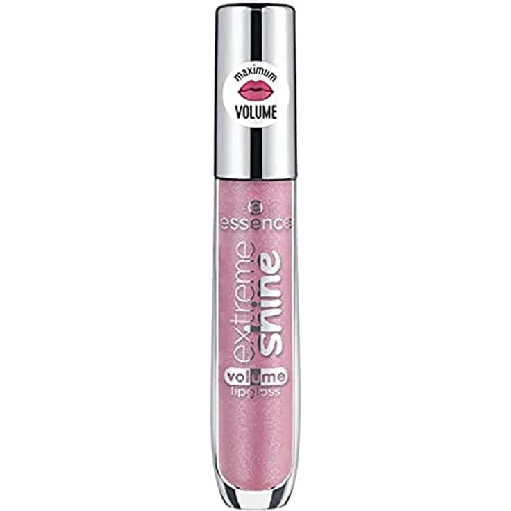 essence extreme shine volume lipgloss, Lip Gloss, Nr. 04 Purple Rain, violett, strahlend frisch, glänzend, transluzent, vegan, ölfrei, ohne Alkohol (5ml)