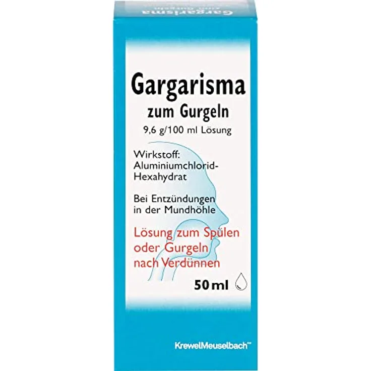 Hermes GARGARISMA zum Gurgeln Liquidum, 50 ml für effektive Mundhygiene
