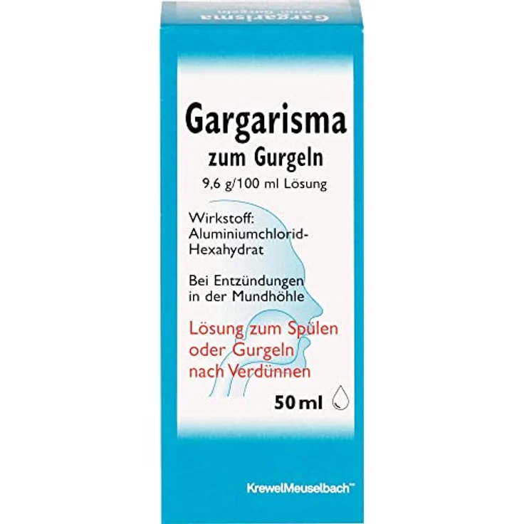 Hermes GARGARISMA zum Gurgeln Liquidum, 50 ml für effektive Mundhygiene – Bild 1