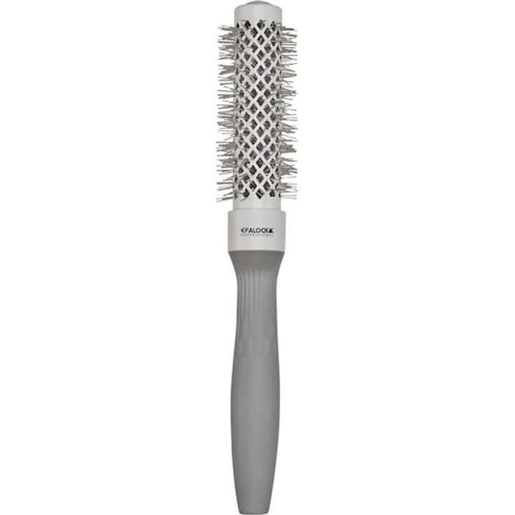 Efalock Professional Secret Shine Pro Rundbürste, Keramikbeschichtung, ergonomischer Griff, antistatische Eigenschaften, grau