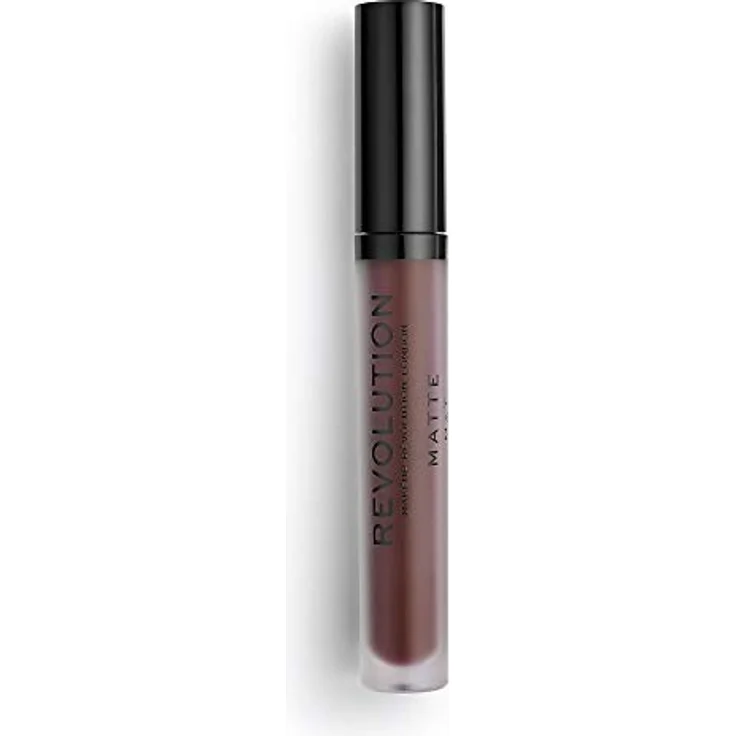 Makeup Revolution Revolution Plum 148, Matte Lippenstift mit flüssigkeitsreicher Textur, plumpurpur – Bild 1