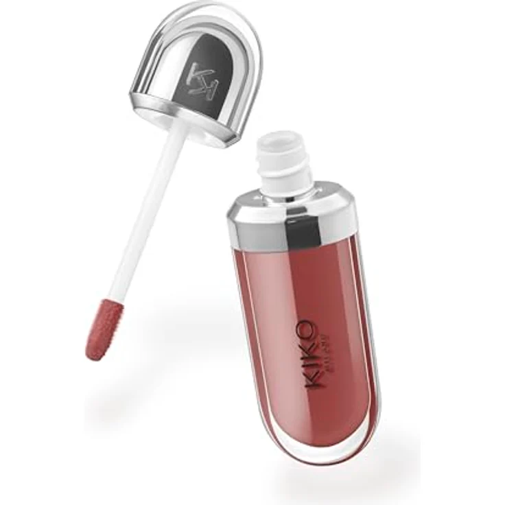 KIKO Milano 3D Hydra Lipgloss, Hydratisierendes Lipgloss mit hohem Glanz und feuchtigkeitsspendender Formel, Farbton 21 Brun Rose, 6.5 ml – Bild 3