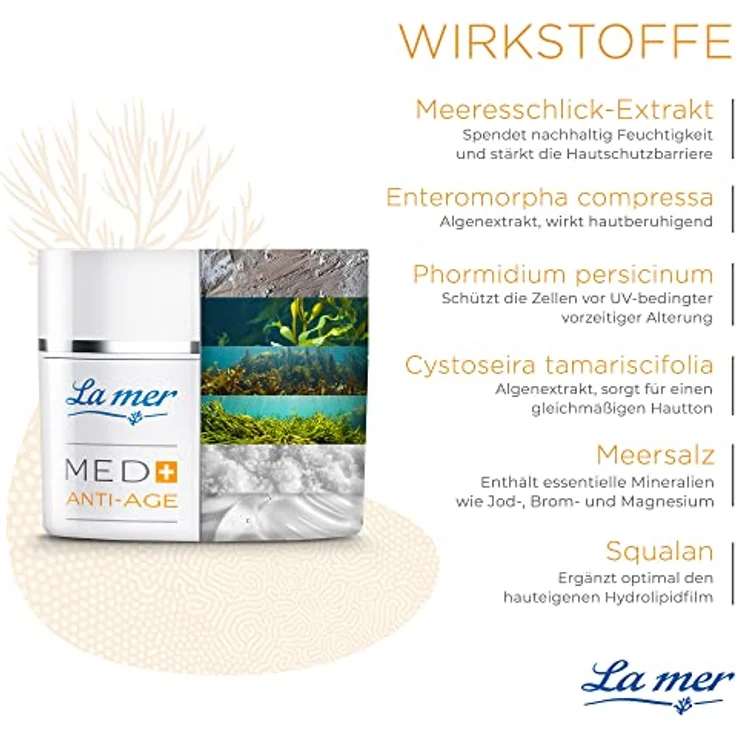La Mer MED+ Anti-Age Tagescreme - Vitalisierende Gesichtspflege für empfindliche Haut - Schützt vor UV-bedingter Hautalterung - Korrigiert Unregelmäßigkeiten - 50 ml – Bild 2