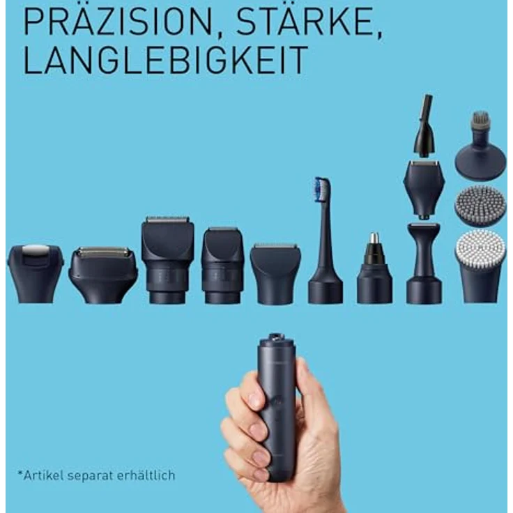 Panasonic HAARSCHNEIDERSET PROFFESIONAL (ER-CHC1-A301), Multishape Haarschneideaufsatz mit japanischer Klingentechnologie, 15 Längeneinstellungen – Bild 3