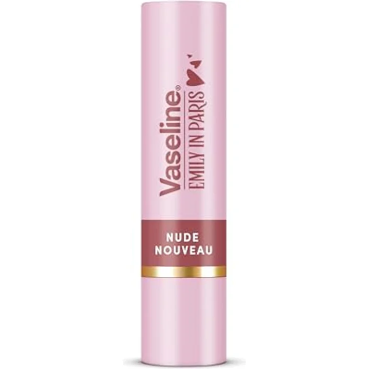 Vaseline LP Lippenbalsam, Emily Nude Nouveau, 3 g, 24H Feuchtigkeitsspendung, 9% Vaseline, natürlicher Hautton – Bild 1