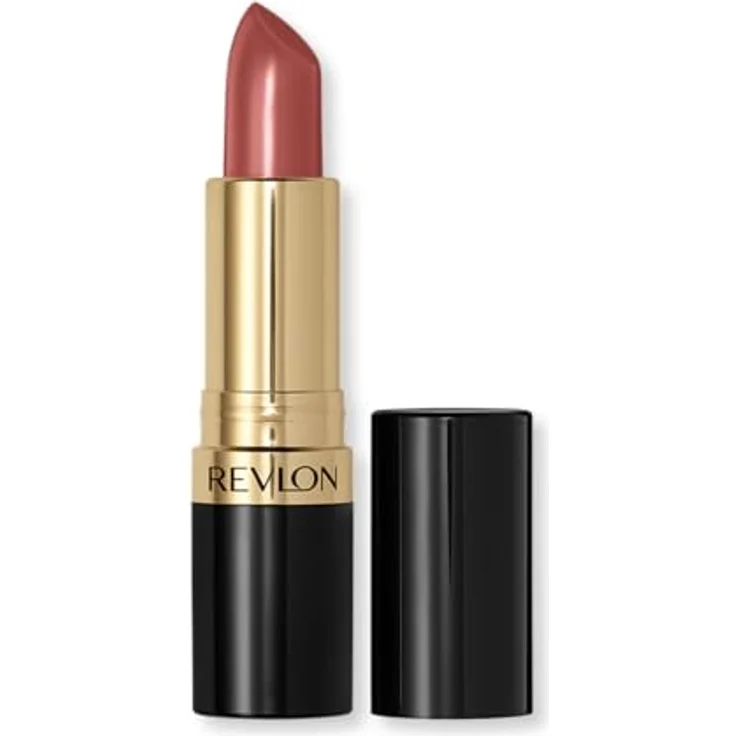 Revlon Super Lustrous Lippenstift, Creme-Lippenstift mit Vitamin E und Avocadoöl, Nude, 130 Rose Velvet, 4,2 g – Bild 1