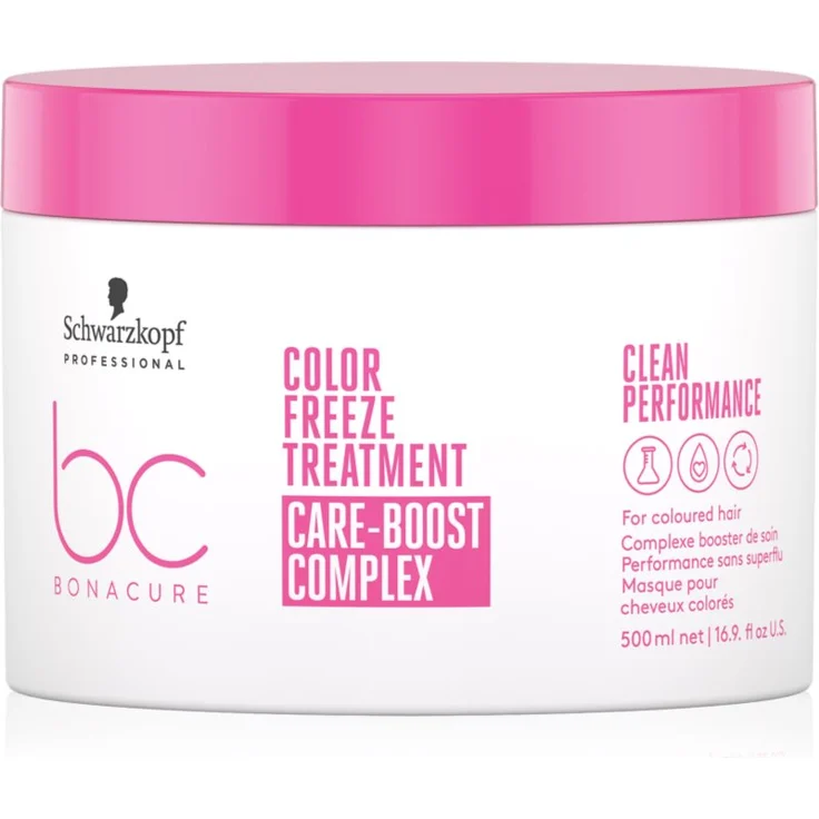 Schwarzkopf Professional BC Bonacure Color Freeze, Regenerierende Maske für gefärbtes Haar, 500 ml, intensive Feuchtigkeitsversorgung und Farbschutz