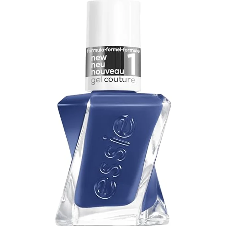 essie Gel Couture langanhaltender Nagellack, Maniküre ohne UV-Licht, Farbe: Nr. 552 statement peace, Blau, 1 x 13,5 ml – Bild 1