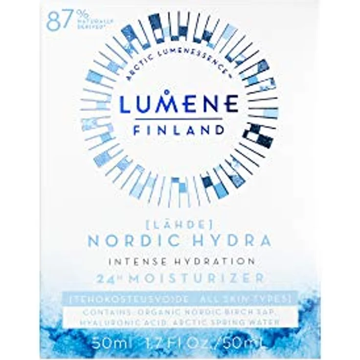 Lumene Gesichtspflege Nordic Hydra Intense Hydration 24H Moisturizer Gesichtscreme 50 ml mit feuchtigkeitsspendender Wirkung – Bild 3