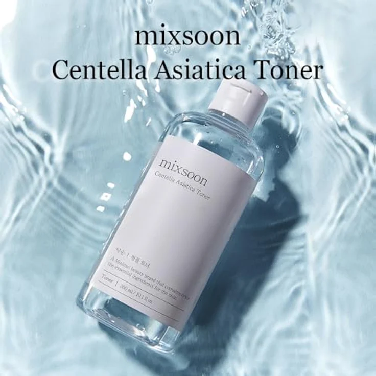 mixsoon Centella Asiatica Toner 10,14 fl oz / 300 ml, alkoholfrei, für alle Hauttypen geeignet – Bild 2