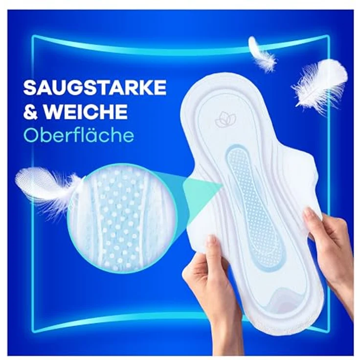 Always Ultra Damenbinden Long Plus (Größe 3), 84 Stück, super saugfähig, ultra dünn, mit Flügeln, LeakGuard- und OdourLock-Technologie – Bild 5