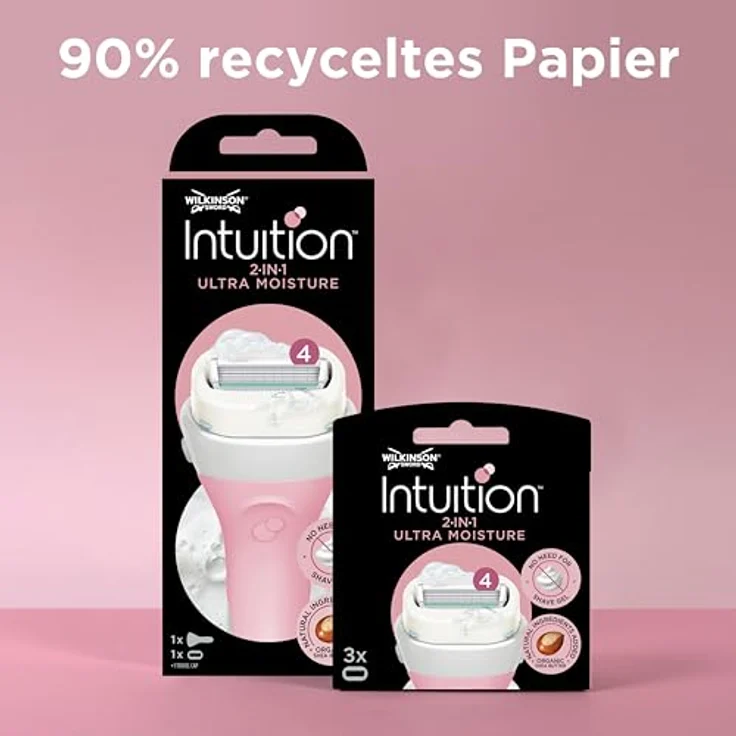 Wilkinson Sword Intuition Summer Variaty Rasierklingen für Damen Rasierer, 4 Stück – Bild 2