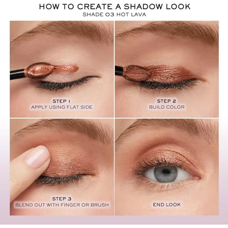 Lancôme Idôle Tint, Flüssiger Lidschatten in Farbton 09 Strawberry Latte, 7 ml – Leichte Textur mit langem Halt, ideal zum Hervorheben und Modellieren der Gesichtszüge – Bild 8