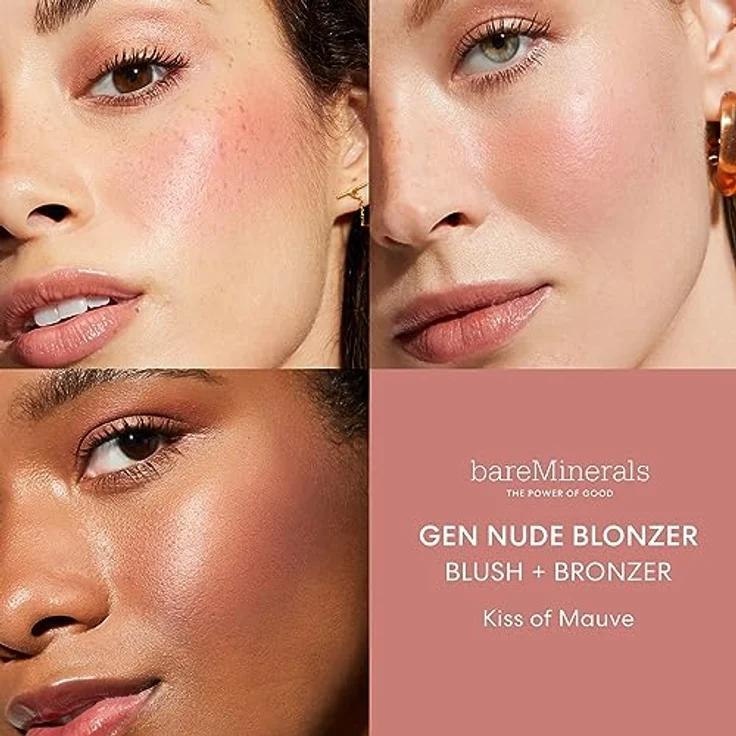 bareMinerals GEN NUDE blonzer shade Kiss Of 3.8 gr, Rouge & Bronzer für Frauen, 3,8 g – Bild 3