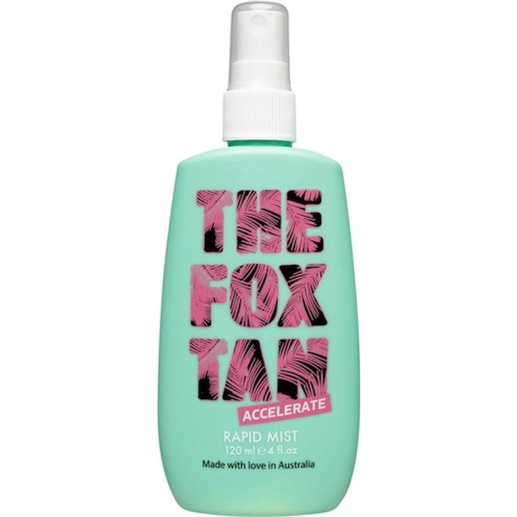THE FOX TAN Accelerators Rapid Mist, Selbstbräuner für Damen mit patentiertem FoxComplex für superschnelle Bräunung, 120 ml