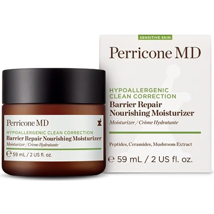 Perricone MD Hypoallergenic Clean Correction Moisturizer, hydratisierende und nährende Gesichtscreme, 59 ml – Bild 2