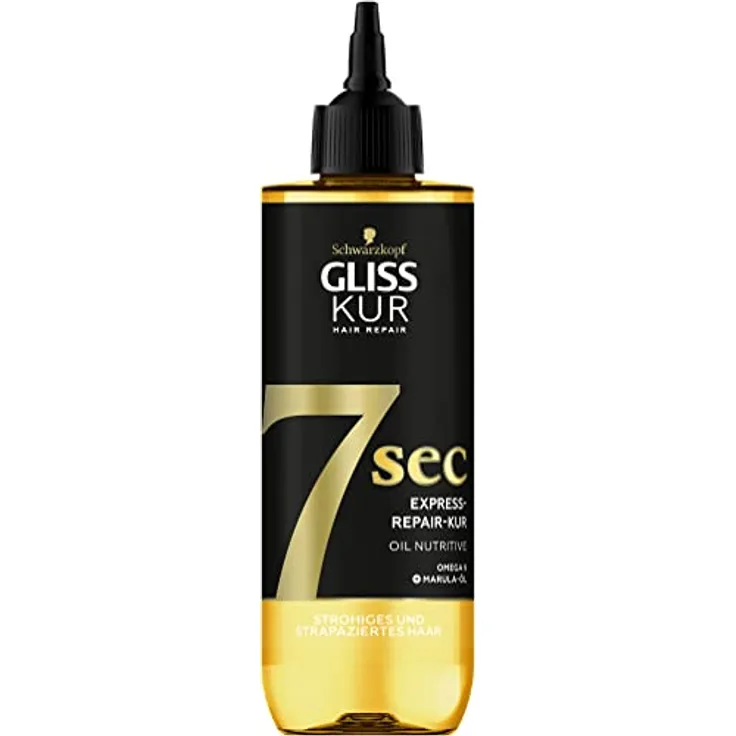 GLISS KUR Haarkur GLISS KUR Haarkur 7Sec Express-Repair-Kur Oil Nutritive Haarkur 200 ml für trockenes und strapaziertes Haar