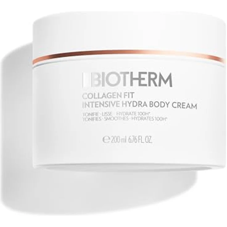 Biotherm Collagen Fit Körpercreme mit Biotech Plankton™, 93% Kollagenboost und Ceramiden, 200ml - straffende Körperpflege mit Vanille-Pistazien-Duft und 100H Feuchtigkeit – Bild 1