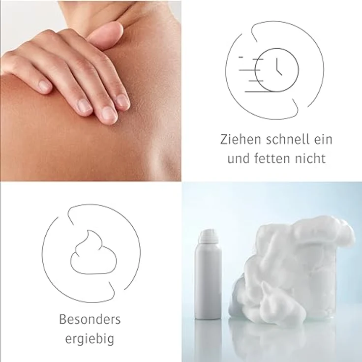 Allpresan derma med Repair Schaum-Creme HYDRO Intensivpflege, 200ml, medizinische Pflege für sensible, trockene und gereizte Haut – Bild 4
