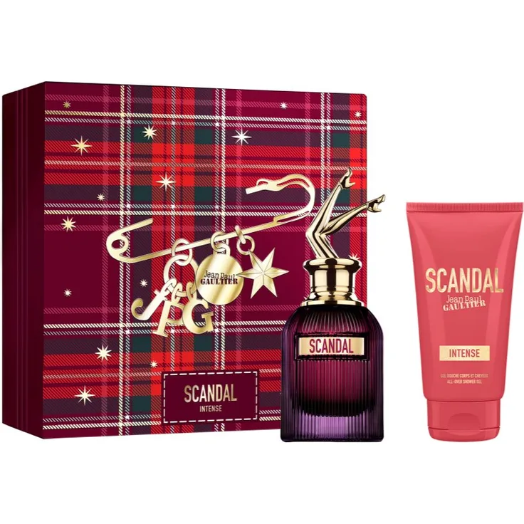 Jean Paul Gaultier Scandal Intense Geschenkset, Damen-Duftset mit 50 ml Eau de Parfum und 75 ml parfümierter Bodylotion