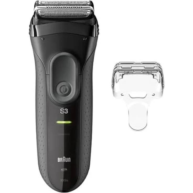 Braun Series 3+ 3000s, Elektrorasierer mit 2 Scherelementen, wasserfest, 45 Minuten Akkulaufzeit, schnelle Ladezeit von 5 Minuten – Bild 3