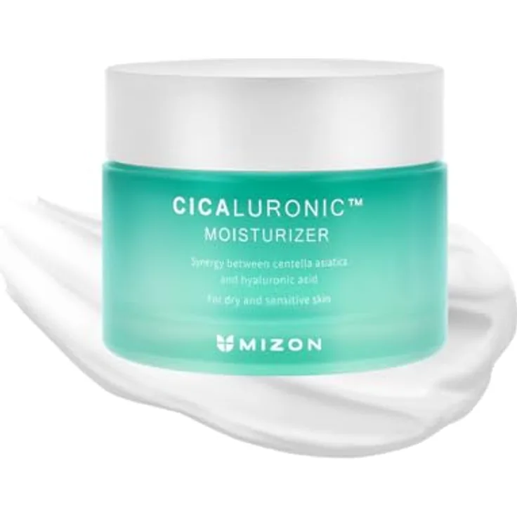 Mizon Cicaluronicâ„¢, nährende Feuchtigkeit spendende Creme für sehr trockene und empfindliche Haut, vegan, 50 ml