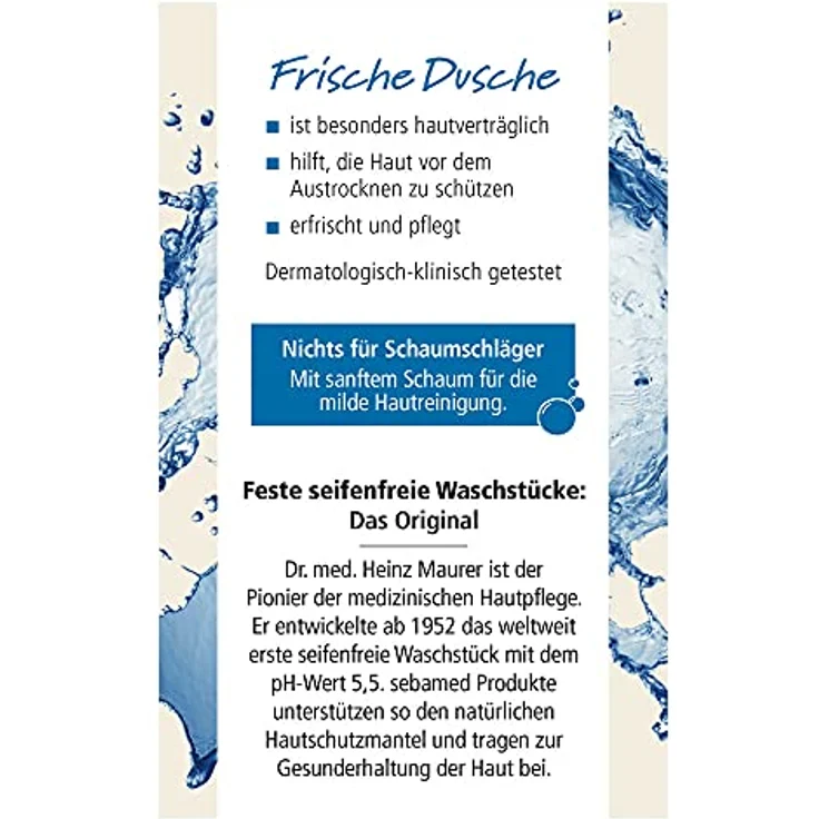 SEBAMED Frische Dusche mit Allantoin fest Duschgel, 100 g - Preisvergleich – Bild 3