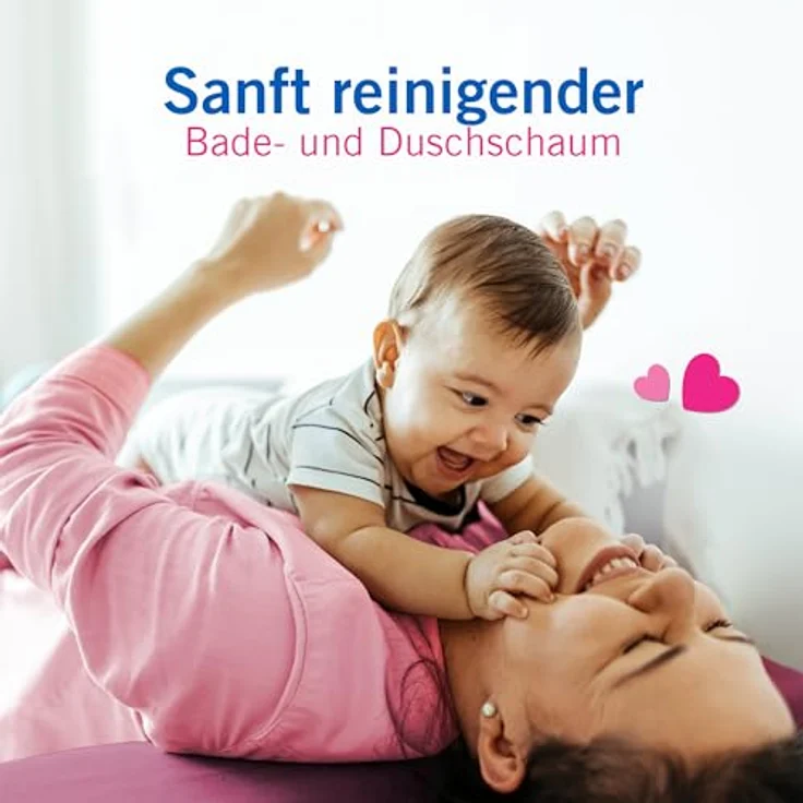 bebe Zartpflege Schaumbad & Dusche, 500 ml für zarte, junge Haut, sanfte Reinigung ohne Seife, mit "Keine Tränen mehr"-Formulierung – Bild 5