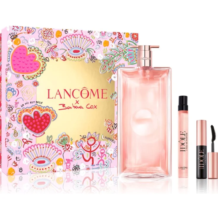 Lancôme Idôle Geschenkset für Damen, Chypre-Duft mit 100 ml Eau de Parfum, inklusive 10 ml Miniatur und 2 ml Volumen-Mascara