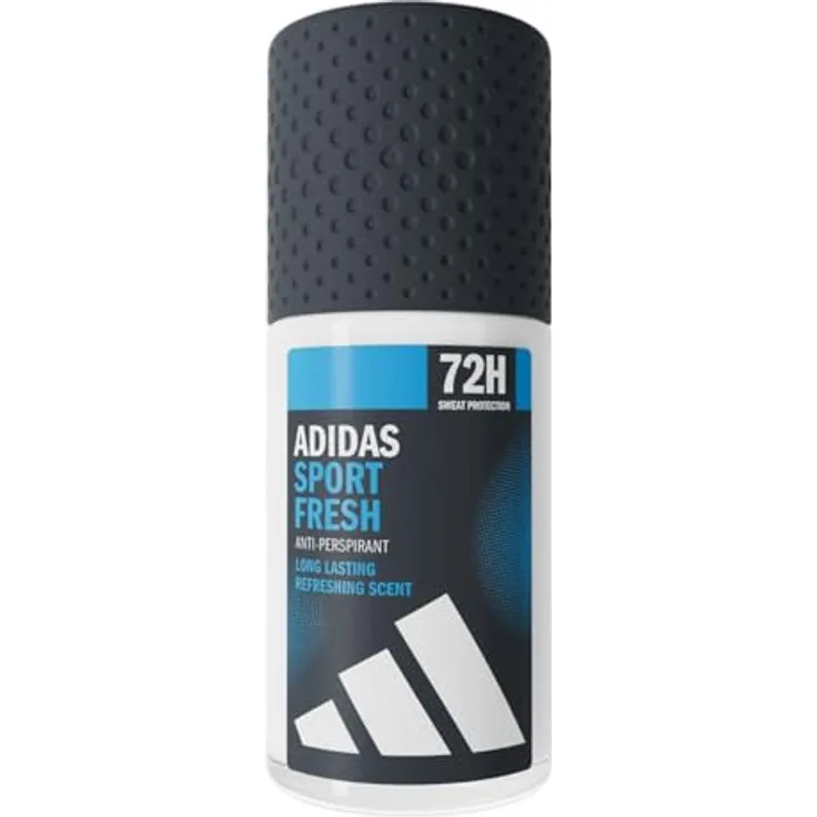adidas Sport Fresh Deodorant Roll-On für Herren, 72 Stunden Schutz vor Schweiß, vegane Formel, 50 ml