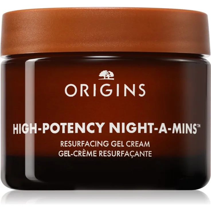 Origins High-Potency Night-A-Mins™ Oil-Free Resurfacing Gel Cream, festigende feuchtigkeitsspendende Creme mit Fruchtsäuren für alle Hauttypen, 50 ml
