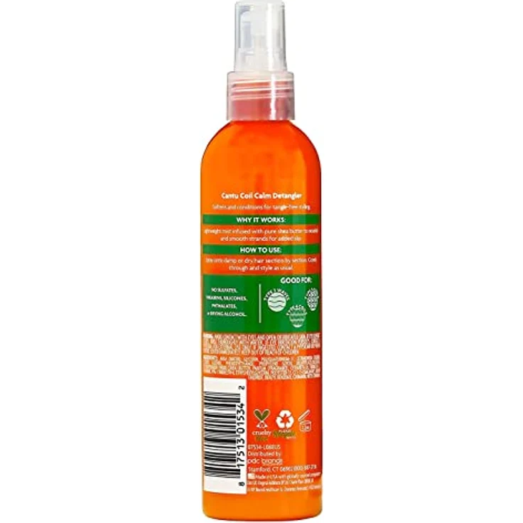 Cantu Shea Butter For Natural Hair Coil Calm Detangler 237 ml – Bild 2