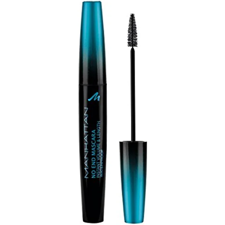 Manhattan Cosmetics No End Mascara Waterproof Black 1010N 8ml – Bild 3