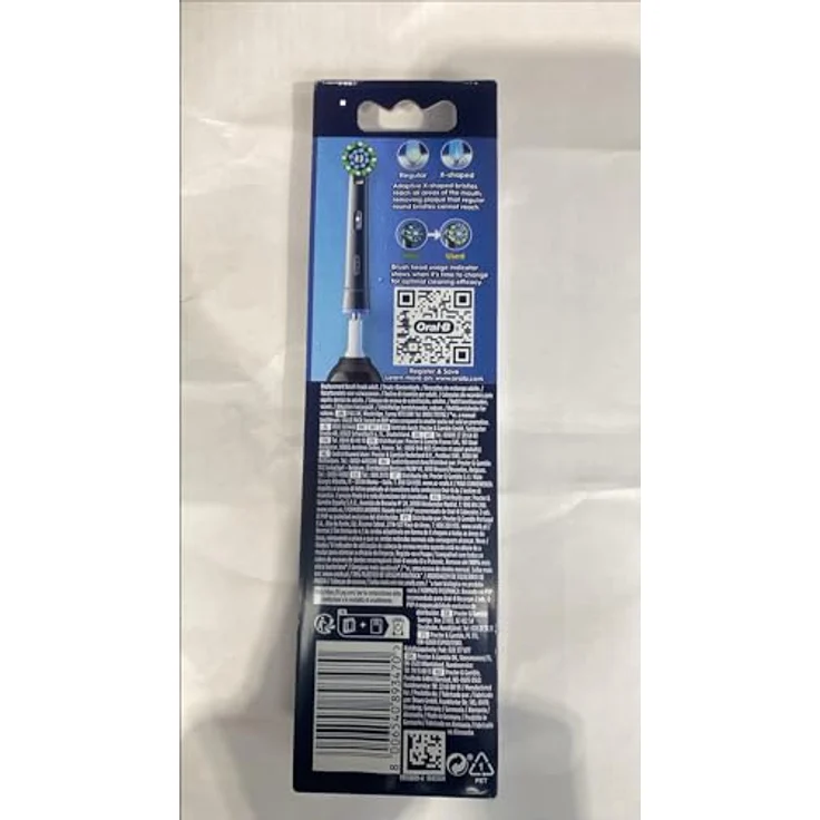 Oral-B Pro Cross Action, Elektrische Zahnbürstenköpfe mit X-Form, 16° abgewinkelte Borsten, 4 Stück, Schwarz – Bild 3