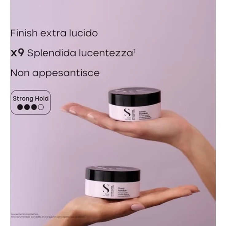 Alfaparf Milano Style & Care Wax Pomade, Haarstyling Wachs mit starkem Halt, transparentem Glanz und veganer Formel, 90ML – Bild 4