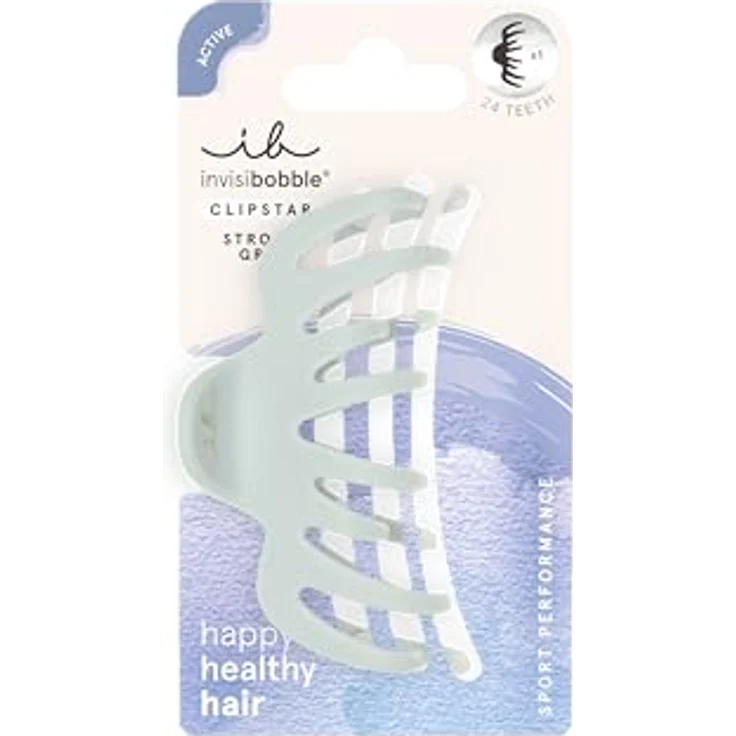 Invisibobble CLIPSTAR Marathon Runner Haarclip - Rutschfester Haarclip mit doppeltem Halt für Sport, Workouts - Trendiger Look, sicherer Halt - Schwarz – Bild 1