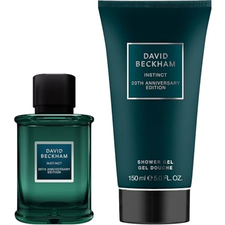 David Beckham Instinct 20th Anniversary Eau de Parfum & Shower Gel Gift Set, Herren-Duft mit lebhaftem Duft, 50ml & 150ml – Bild 1