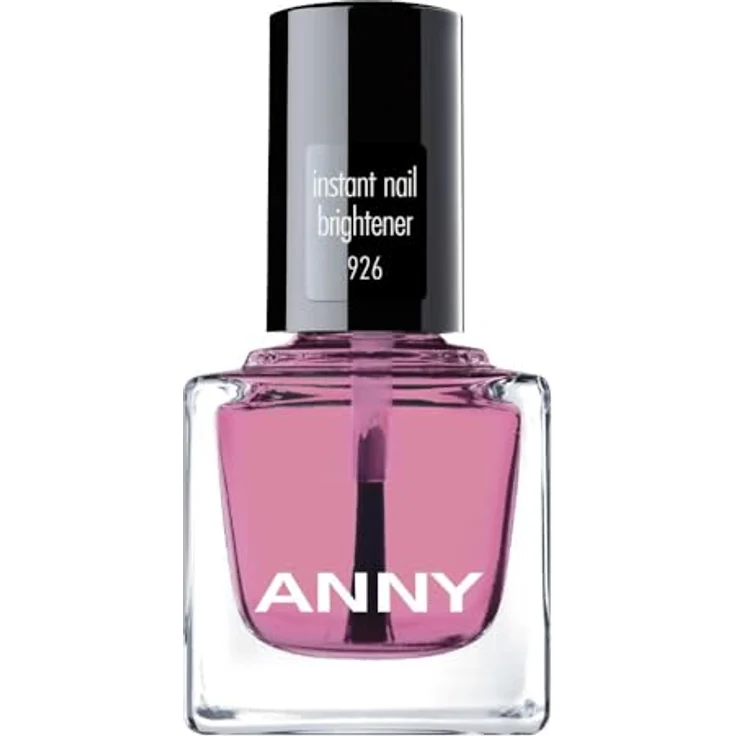 ANNY Instant Nail Brightener, Natürlicher, optisch aufhellender Pflegelack, 15 ml – Anti-Gelb, transparenter Nagellack für frische Nägel – Bild 1