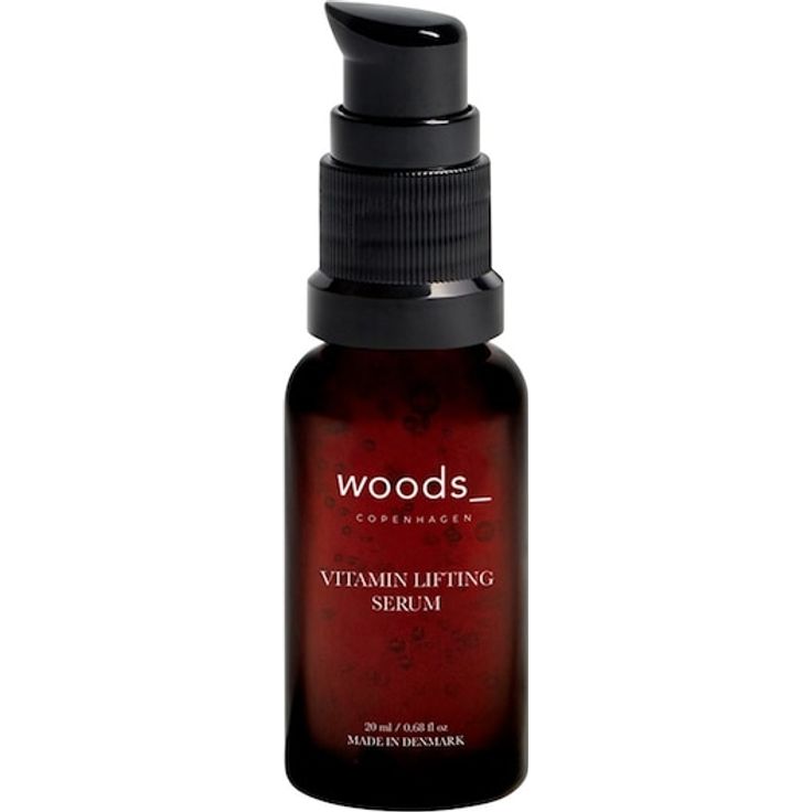 Woods Copenhagen Serum Vitamin Lifting Anti-Aging-Gesichtsserum, 30 ml, mit Argireline und Sodium PCA für frischere Haut