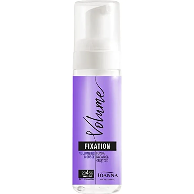 JOANNA Professional Volumengebender Schaumstoff - Volumisierender und Straffender Haarschaum - Vergrößert Optisch das Haarvolumen - Stärkt und Befeuchtet die Haarstruktur - Inhalt 150 Ml