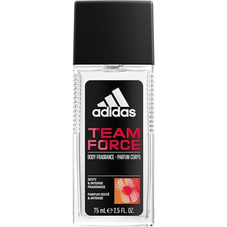 Adidas Team Force, Parfümiertes Deodorant für Herren, 75 ml, langanhaltende Frische