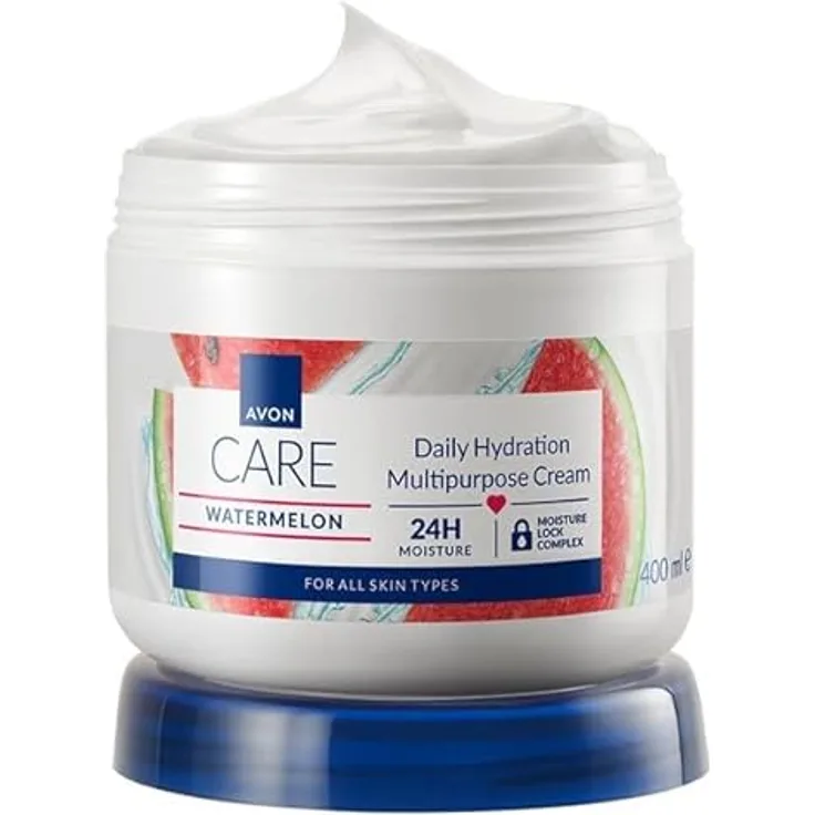 Avon Care Watermelon, Feuchtigkeitscreme für Gesicht, Hände & Körper, 400 ml