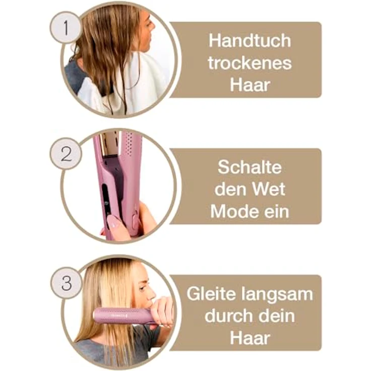 Remington AIRvive AS8930, 2-in-1 Airstyler für nass & trockenes Haar mit Ionic Air Technologie, anti-frizz Formel und 35 mm Stylingplatten – Bild 9