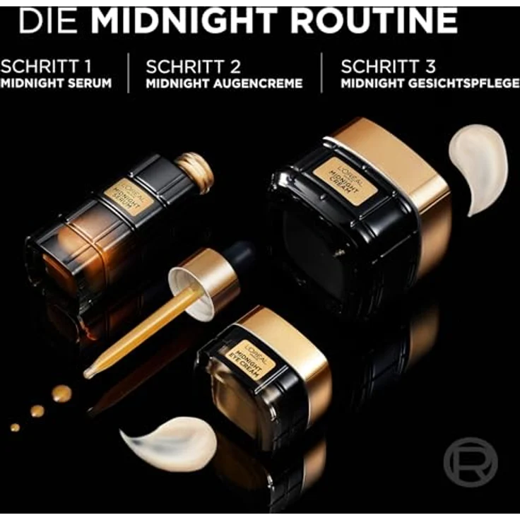 L'Oréal Paris Midnight Augencreme für Frauen: Age Perfect Zell Renaissance, sichtbar jugendlichere, wachere Augen mit Antioxidantien-Regenerationsformel, seidenartige Textur, 15ml – Bild 5
