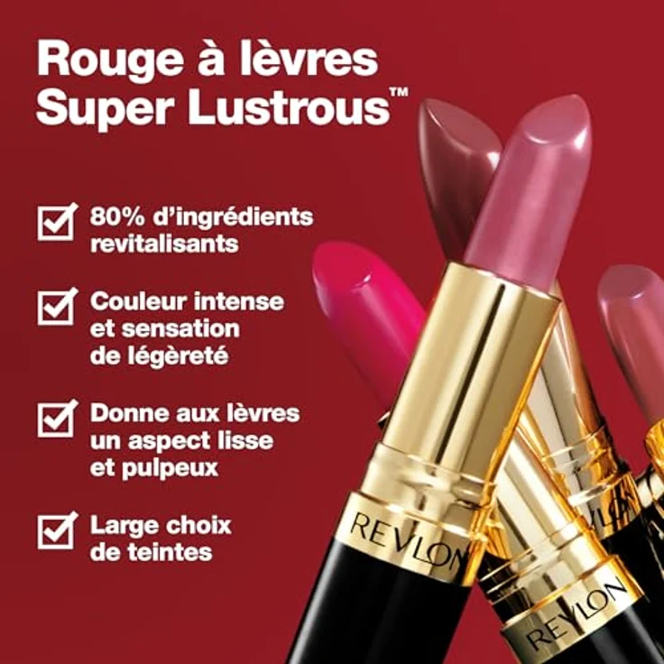 Revlon Super Lustrous Creme 677 Siren 4,2gr Lipstick for Women – Bild 2