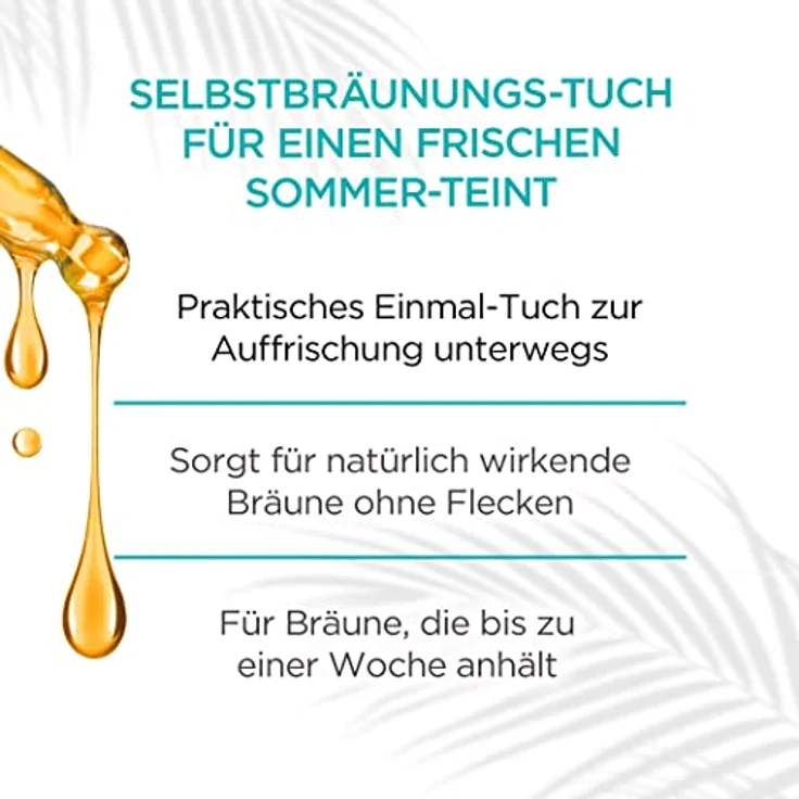 Garnier Ambre Solaire Natural Gesichts-Selbstbräunungstuch Selbstbräuner  – Bild 2