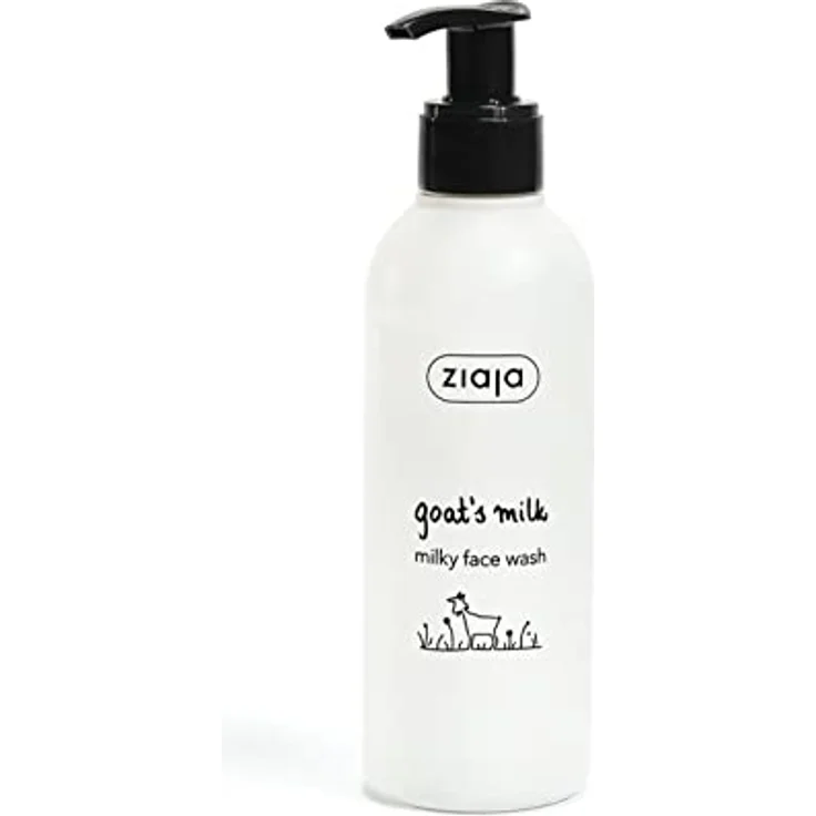 Ziaja Goat's Milk sanftes Reinigungsgel für das Gesicht, 200 ml, gründliche Gesichtspflege für Damen, regenerierend und erfrischend – Bild 1