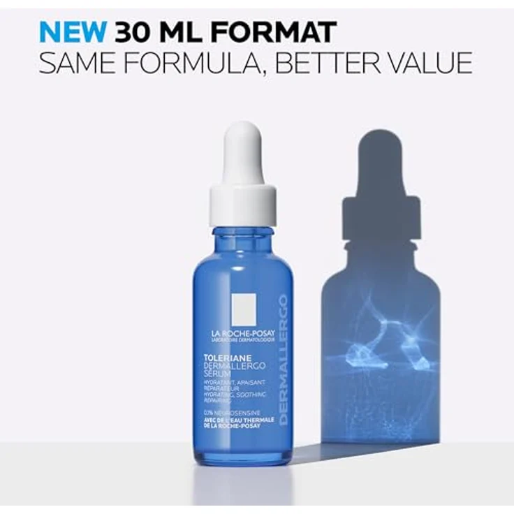 La Roche-Posay Toleriane Dermallergo Serum, beruhigendes Gesichtsserum für empfindliche und allergische Haut, 30 ml – Bild 3
