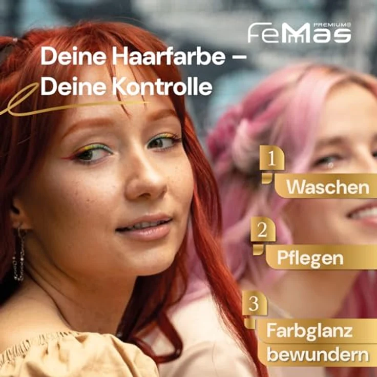 FemMas Color Care Friseur Haarshampoo, feuchtigkeitsspendendes Farbshampoo mit Keratin & Arginin für geschädigtes, trockenes & gefärbtes Haar, 1000 ml – Bild 5