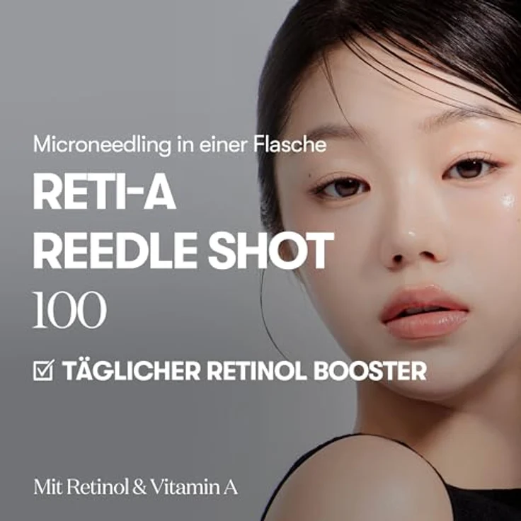 VT Cosmetics Reti-A Reedle Shot 100, Gesichtsserum mit Cica Reedle-Technologie und Bakuchiol, 50 ml – Bild 2